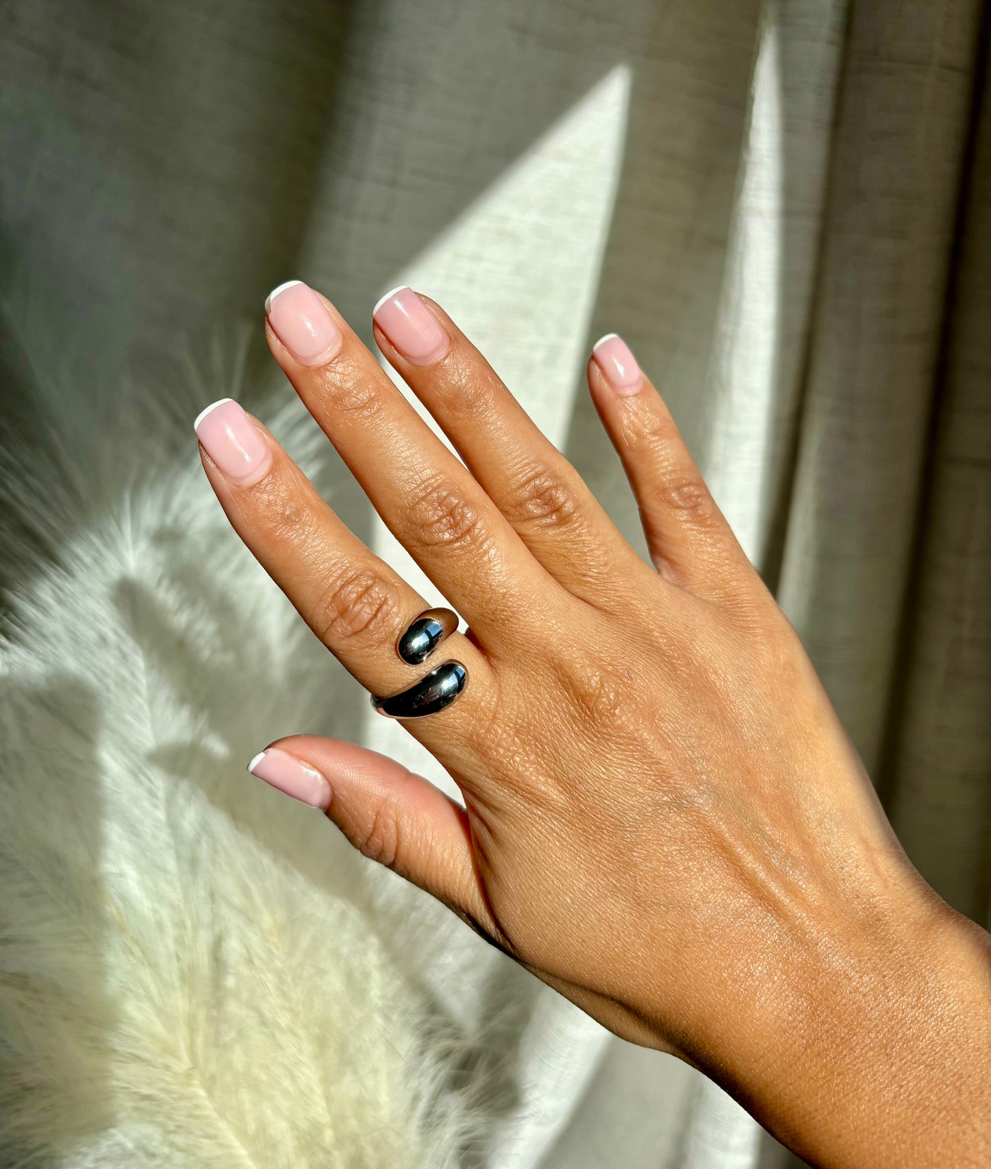 Silver Statement Cuff Ring