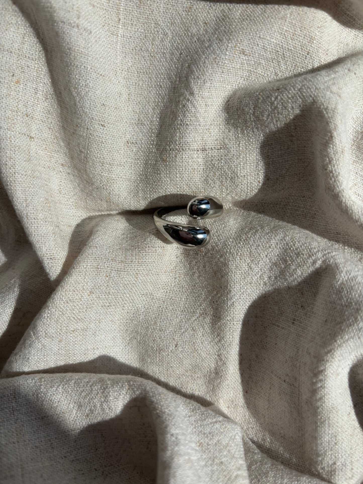 Silver Statement Cuff Ring