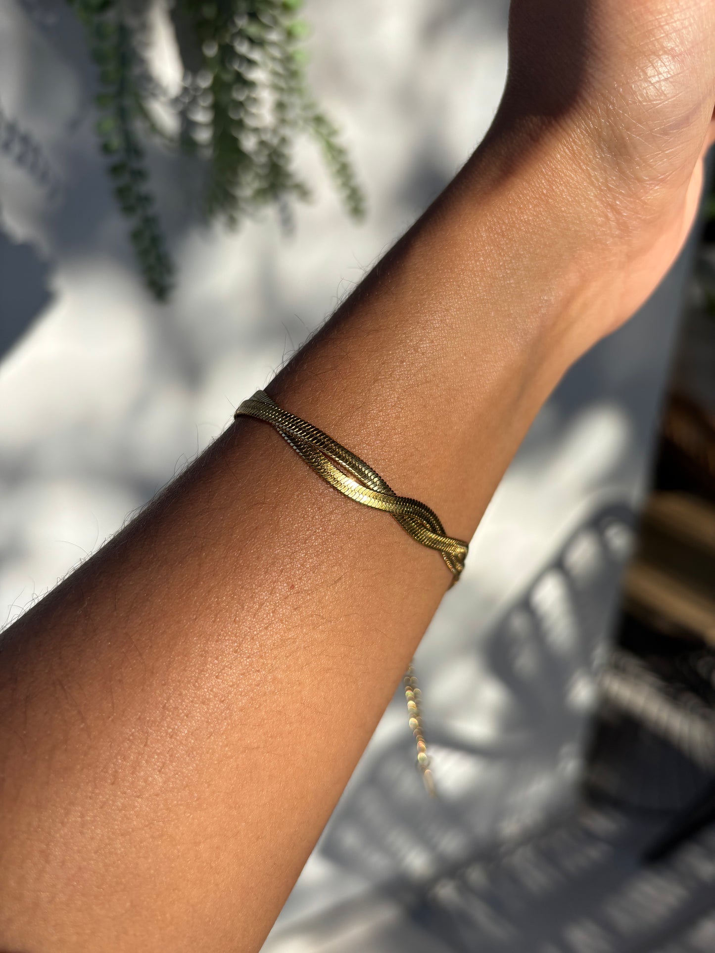 Snake Gold Bracelet