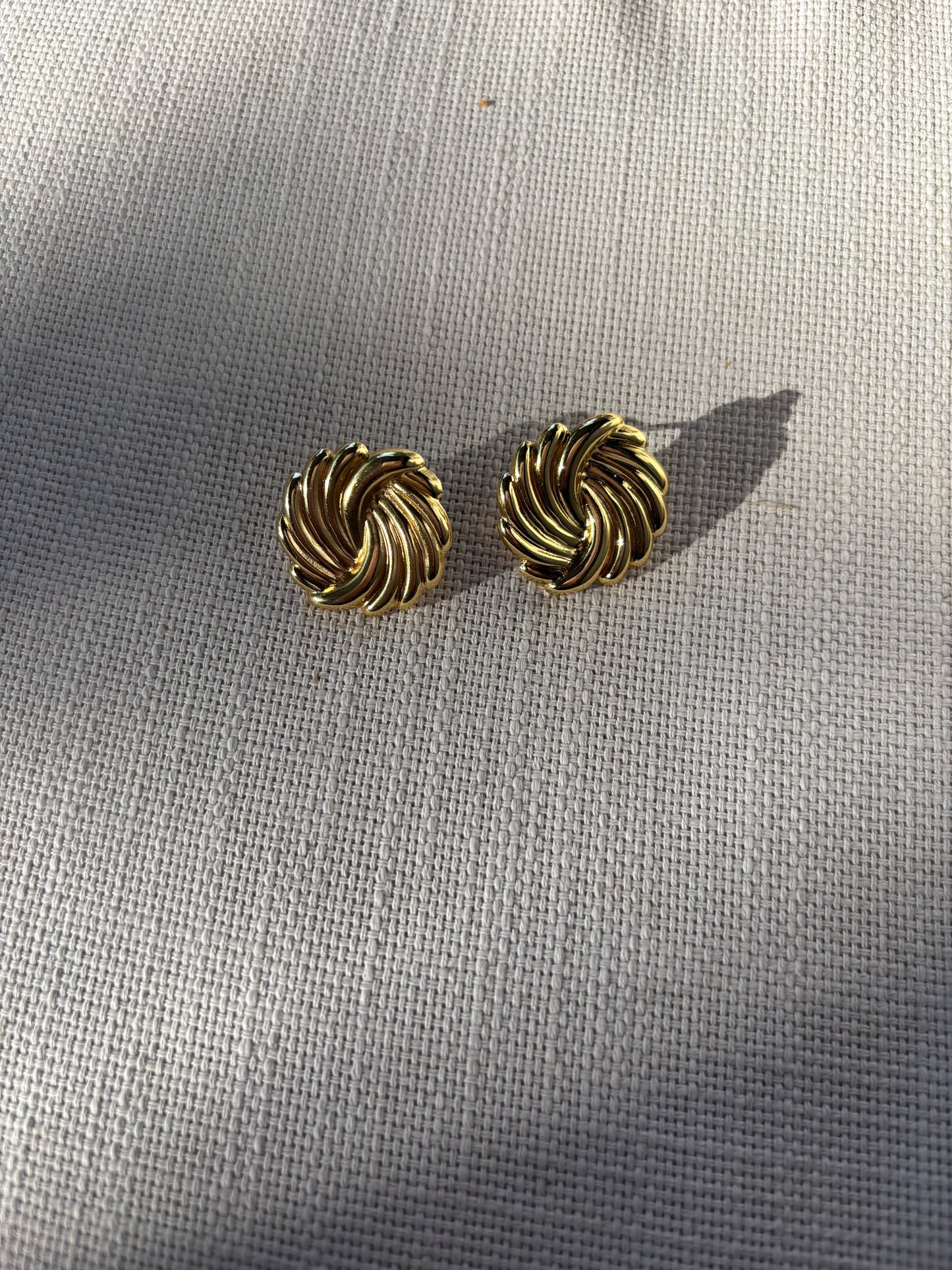 Gold Heystack Earrings