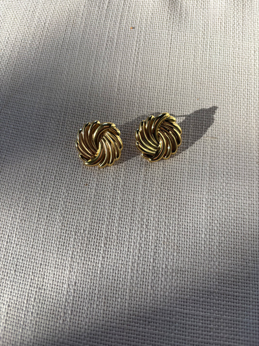 Gold Heystack Earrings