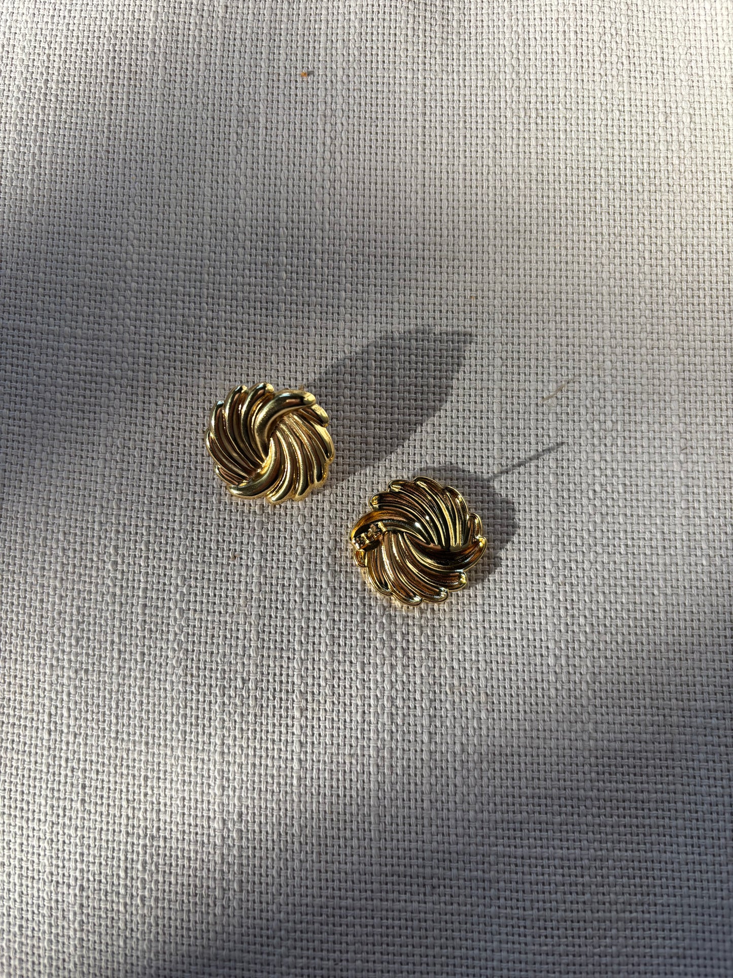 Gold Heystack Earrings