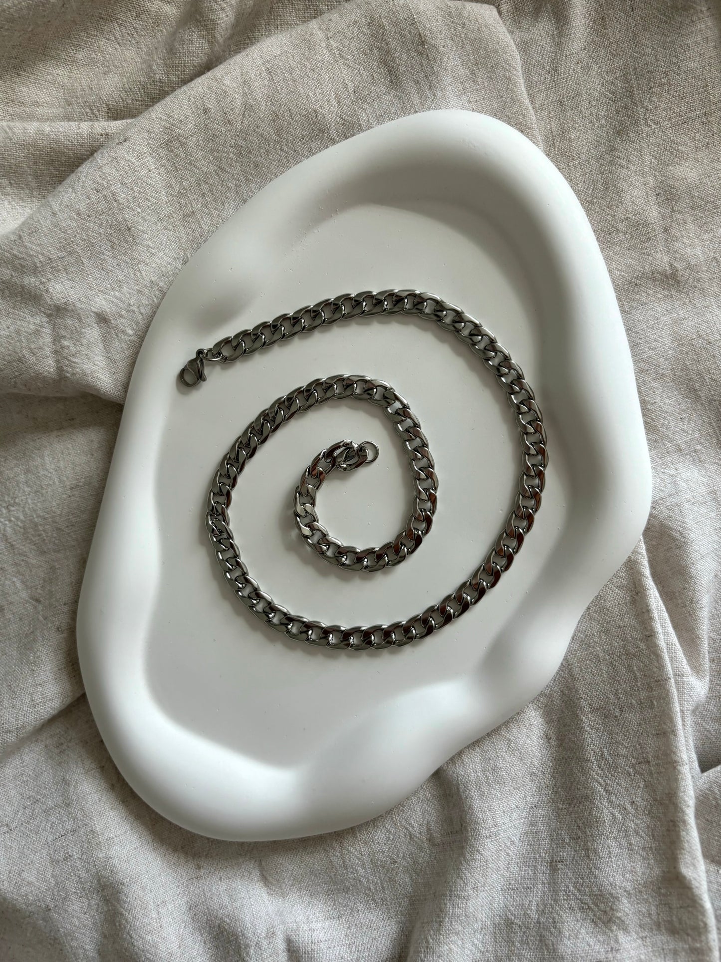 Men's Silver Cuban Link Chain